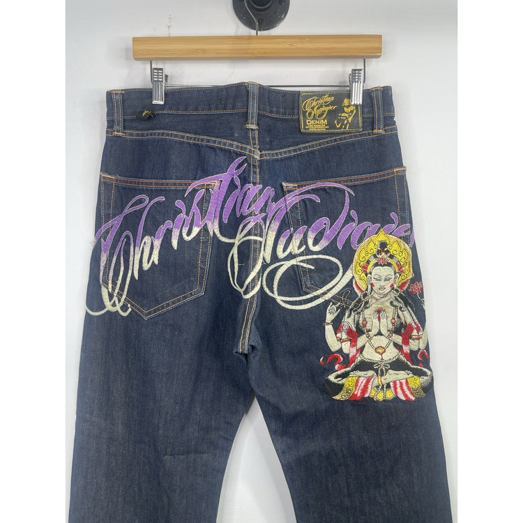 Christian Audigier Y2k Jeans Mens 34x32