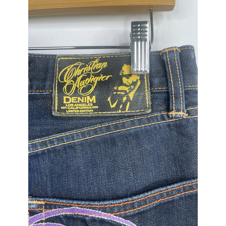 Christian Audigier Y2k Jeans Mens 34x32