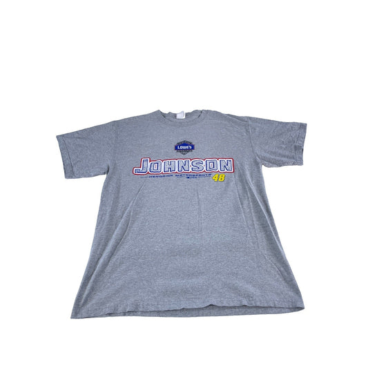 Mens Vintage Chase Authentic Johnson #48 Motorsports T-Shirt Size Xl