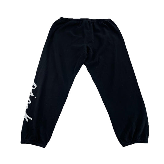 Womens Victoria’s Secret PINK Black Sweatpants XL