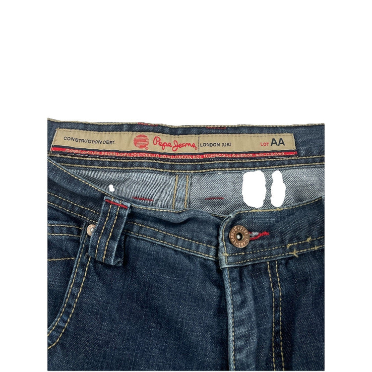Men’s Vintage Pepe Jeans London Double Knee Baggy Carpenter Jeans Size 32
