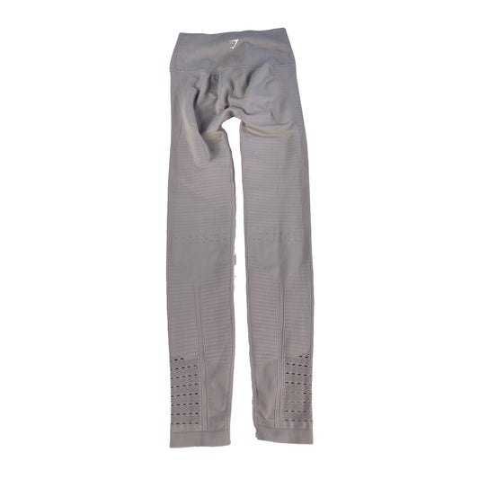 Womens Gymshark Light Gray Energy Seamless Leggings Size Small