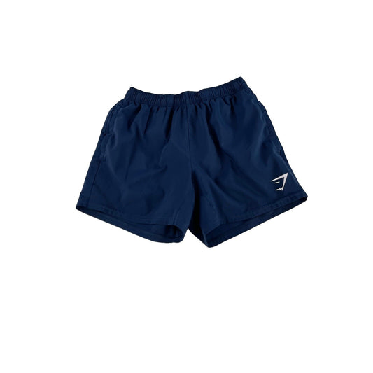 Mens Modern Gymshark Athletic Performance Running Shorts Blue Size XS