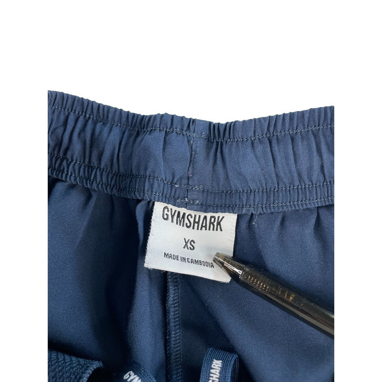 Mens Modern Gymshark Athletic Performance Running Shorts Blue Size XS