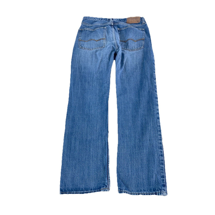 Mens American Eagle Regular Straight Denim Blue Jeans Size 28x28