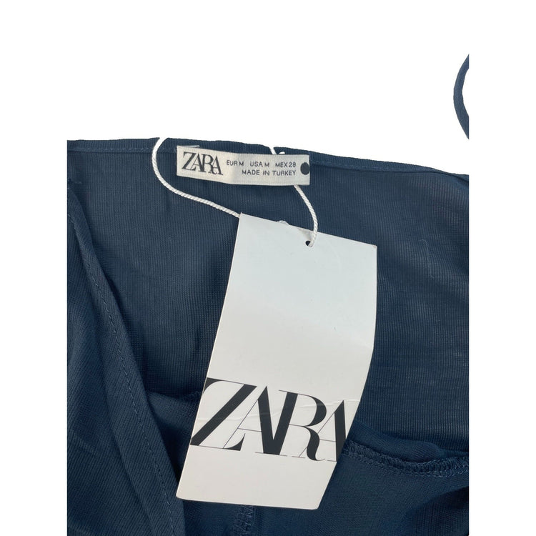 Women's Zara Navy Blue Camisole Tank Top Size M