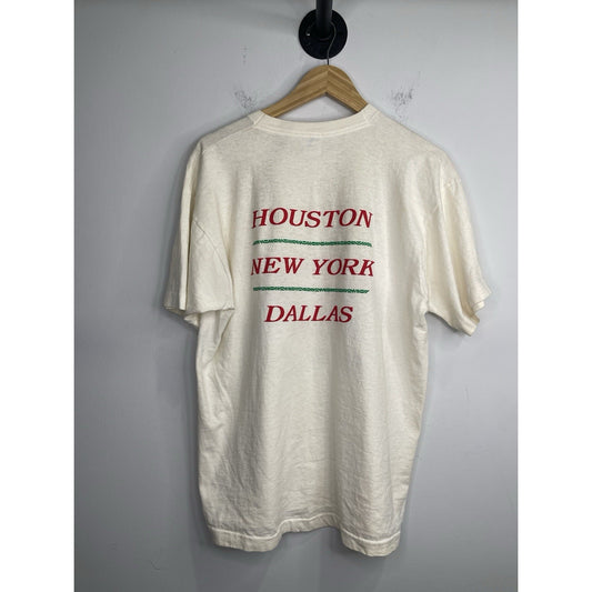 Men’s Vintage Fruit Of The Loom Cadillac Bar Cartoon T Shirt Sz XL