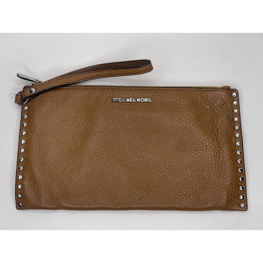Michael Kors Brown Wristlet Wallet