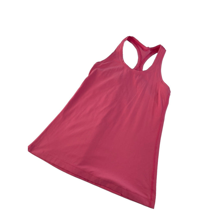 Womens Lululemon Lightweight Performance Racerback Athletic Tank Top Pink Size M