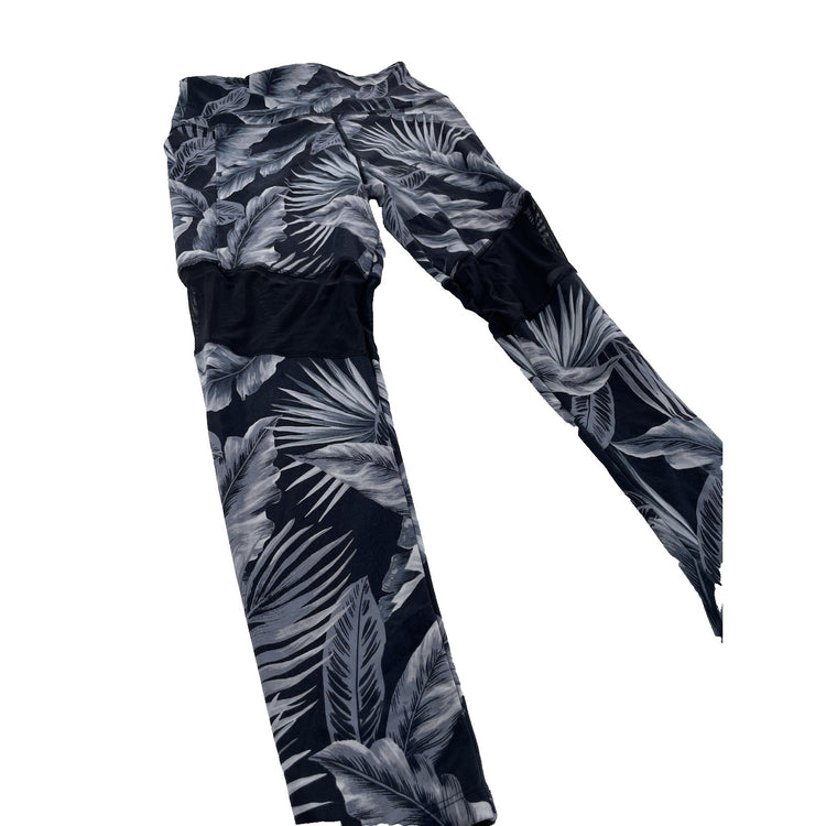 Womens Victoria’s Secret PINK Ultimate Tropical Leggings Mesh Panel Size M