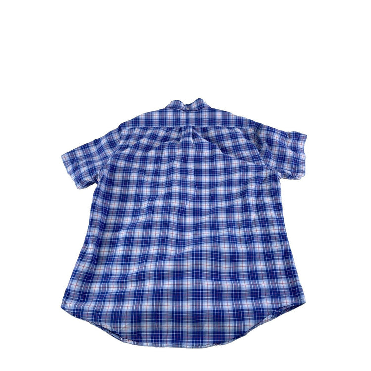 Youth Boys Ralph Lauren Multicolor Plaid Button-Up Shirt Size L