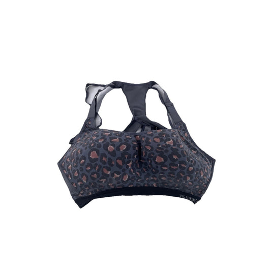 Womens Victoria’s Secret Victoria Sport Grey Cheetah Padded Sports Bra Size 38DD