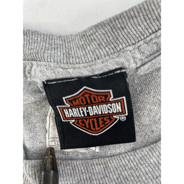 Mens Harley Davidson Las Vegas Gray T Shirt Size XL