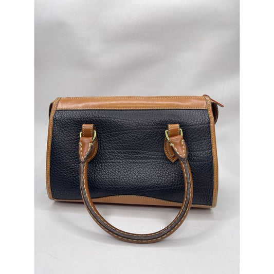 Dooney & Bourke Tote Bag Boston Navy Vintage Limited Edition Rare Model VHTF Des
