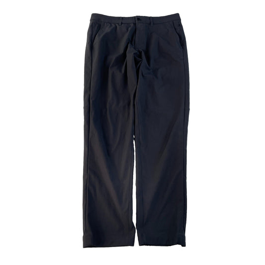 Men's Lululemon Pants Black Tech Fabric Stretch Trousers Size 33