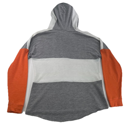 Womens Victoria’s Secret PINK Grey & Orange ‘Runners’ Sweater Size Medium