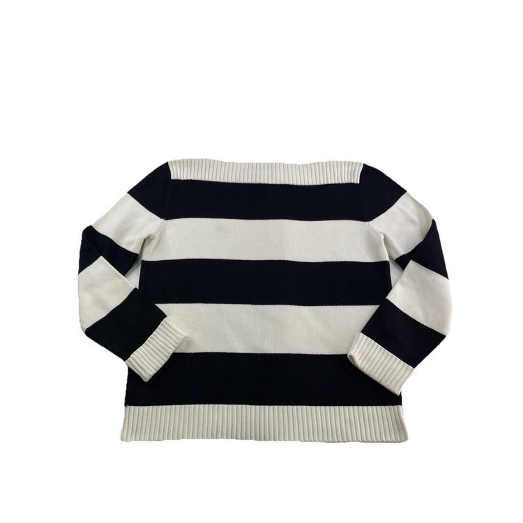 Womens Lauren Ralph Lauren Size XL Black & White Knitted Sweater