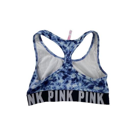 Womens Victoria’s Secret PINK Blue Sports Bra Size Small