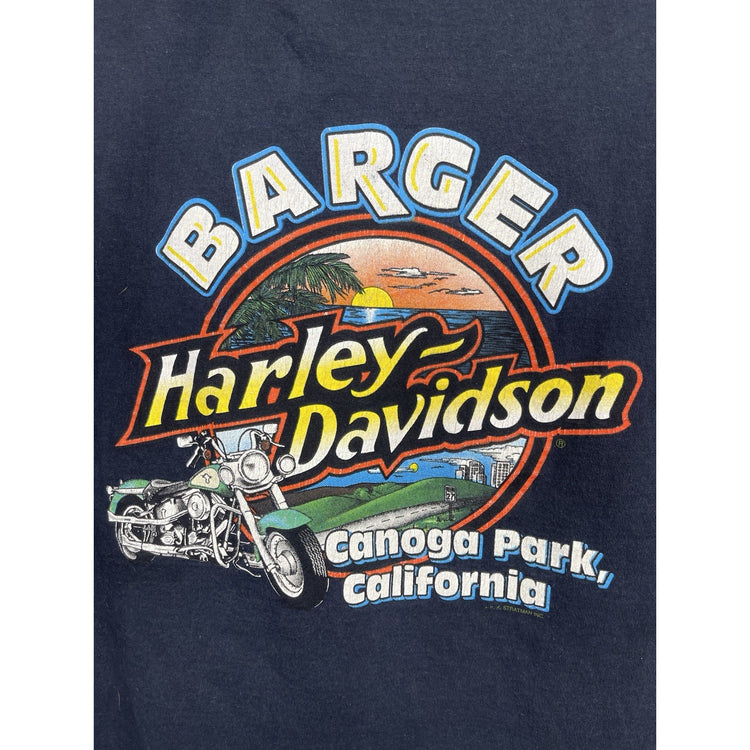 Men’s VTG Motor Harley Davidson Canoga Park, California Tank Top Sz XL