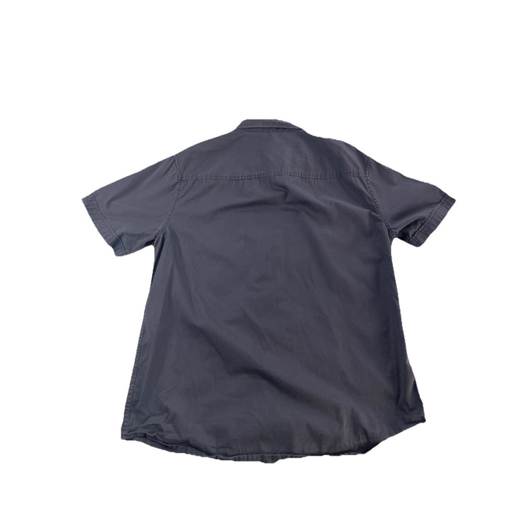 Men’s Harley Davidson Casual Gray ButtonUp SS Shirt Size L