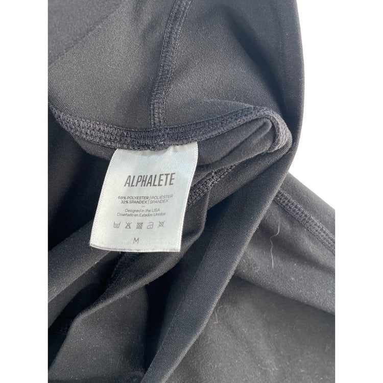 Womens Alphalete Black Leggings Size Medium