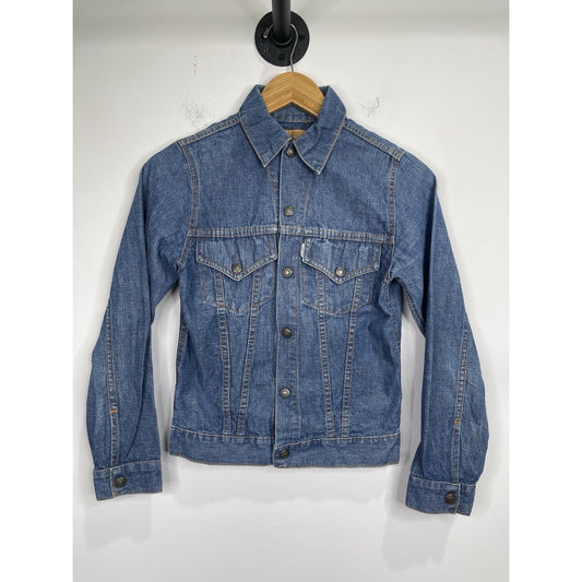 Vintage Kids 1970’s Levis White Tab Denim Jacket Size 14