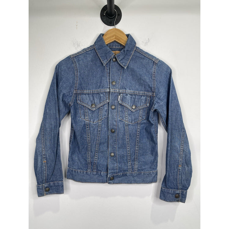 Vintage Kids 1970’s Levis White Tab Denim Jacket Size 14