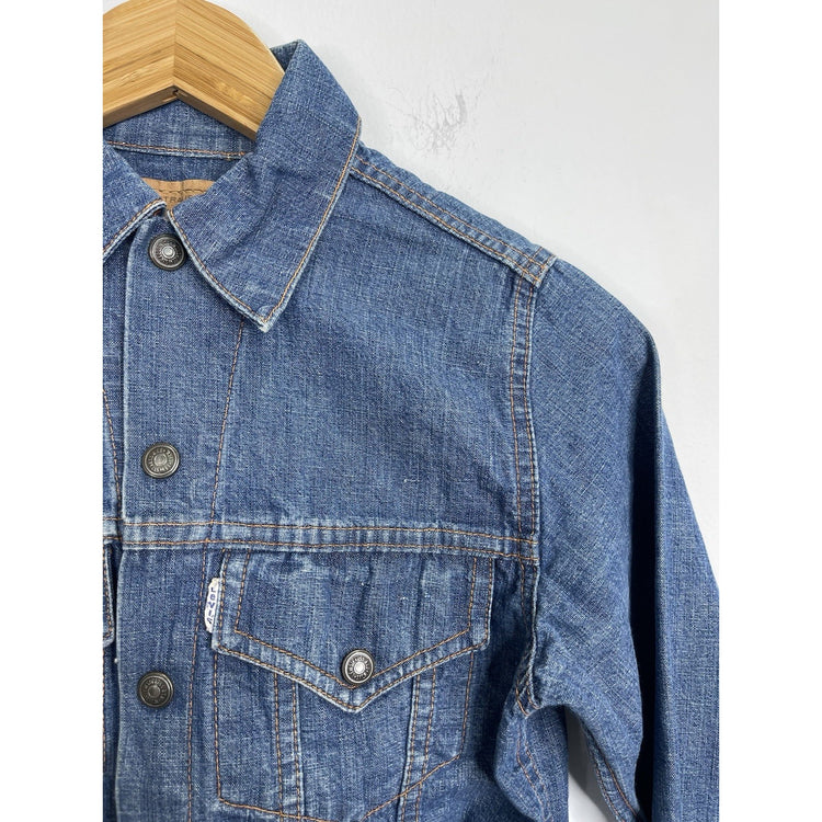 Vintage Kids 1970’s Levis White Tab Denim Jacket Size 14