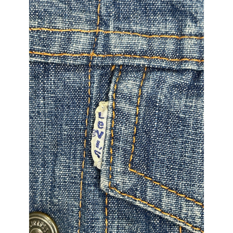 Vintage Kids 1970’s Levis White Tab Denim Jacket Size 14