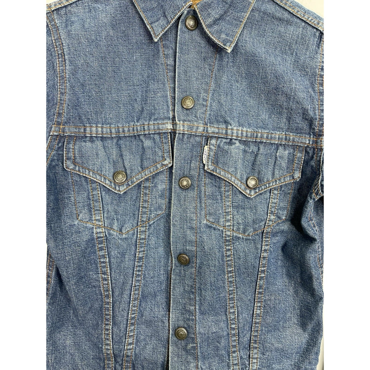 Vintage Kids 1970’s Levis White Tab Denim Jacket Size 14