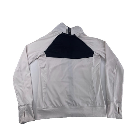 Women’s PINK Victoria Secret White Funnel Neck Zip Up Activewear Jacket Size S