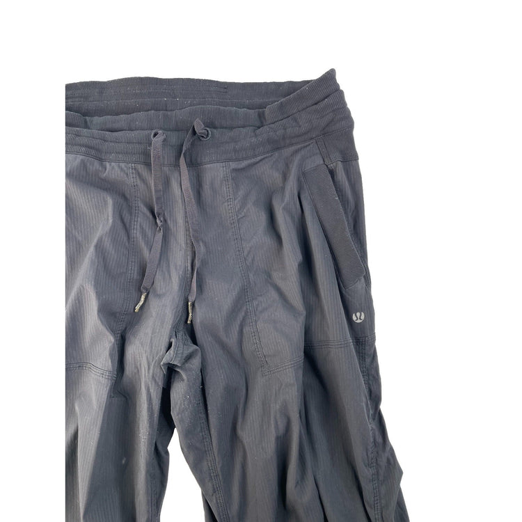 Women's Lululemon Athletica Black Athletic High-Rise Track Pants Size 8