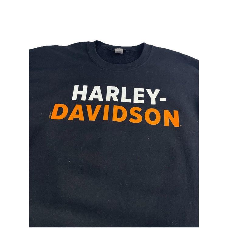 Mens Harley Davidson Cape Town Graphic Black Pullover Sweatshirt Size L