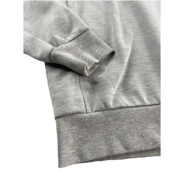 Mens Ralph Lauren Size Medium Grey Quarter Button Up Sweater