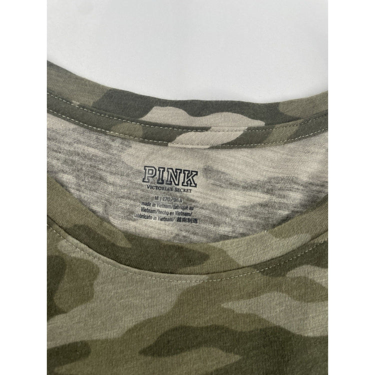 Womens Victoria Secret Basic Camo Tee Size M