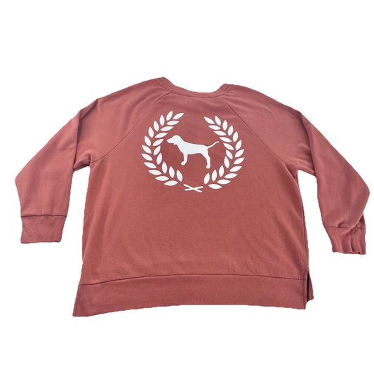 Womens Vicrotia’s Secret PINK Pink Crewneck Sweater Size Medium