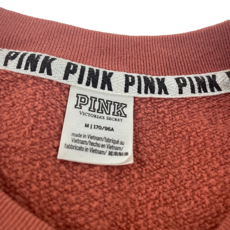 Womens Vicrotia’s Secret PINK Pink Crewneck Sweater Size Medium