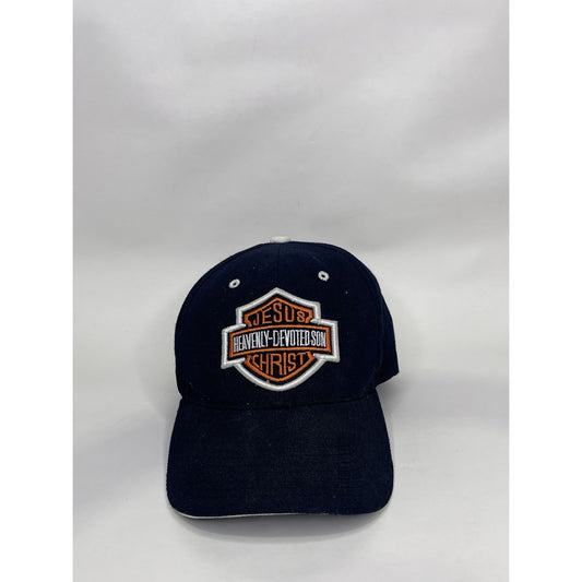 Men’s Harley Davidson Look-A-Like Jesus Christ Devoted Son One Size Hat