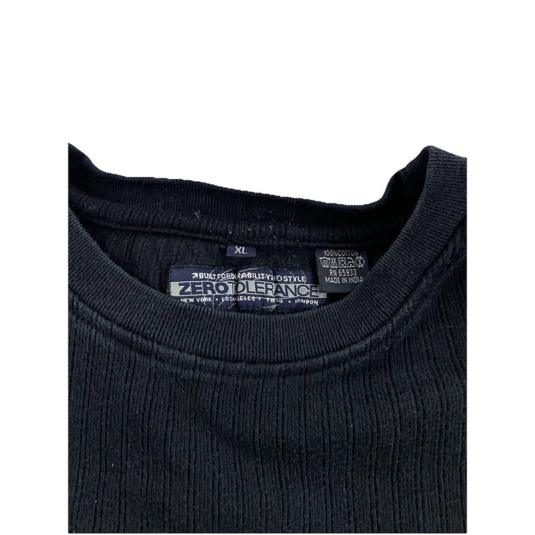 Zero Tolerance Ribbed Long Sleeve Vintage Shirt Xl
