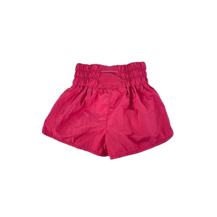 Womens FP Movement Red "The Way Home" High-Rise Athletic Running Shorts Size S
