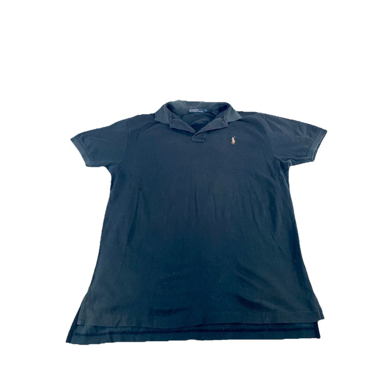 Mens Vintage Polo By Ralph Lauren Classic Black Polo-T Size L