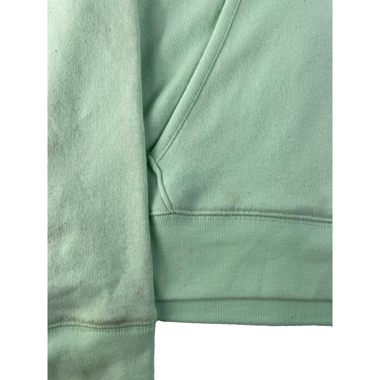 Women's Victoria's Secret PINK Mint Green Half-Zip Pullover Sweatshirt, Size M