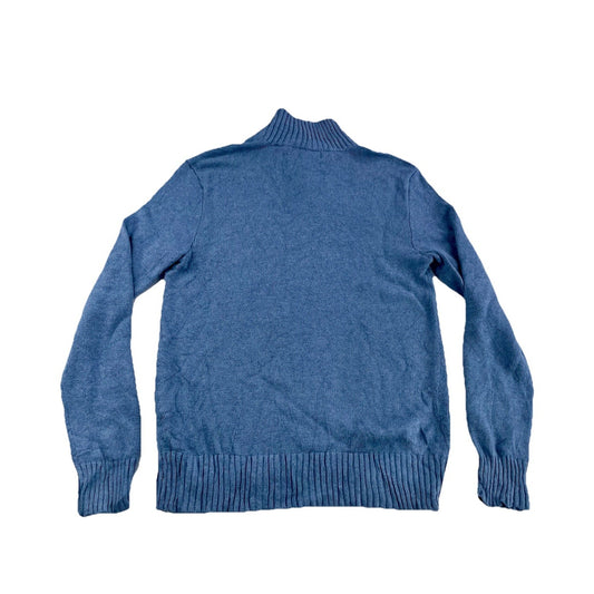 Mens Polo Ralph Lauren Size Small Light Blue Quarter Knitted Sweater