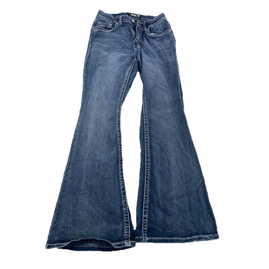 Women’s SKY Relaxed Bootcut Blue Jeans Size 7/8