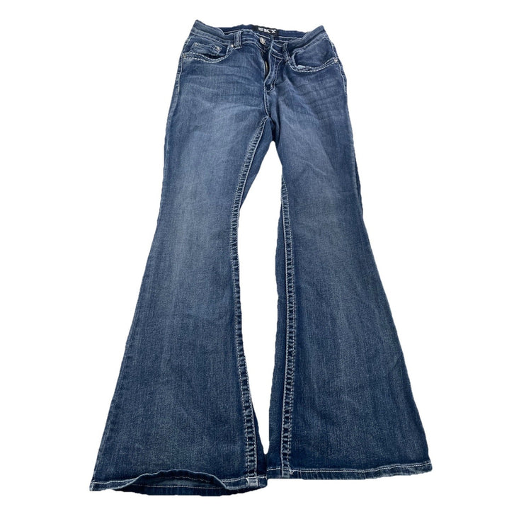 Women’s SKY Relaxed Bootcut Blue Jeans Size 7/8