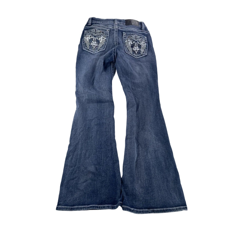 Women’s SKY Relaxed Bootcut Blue Jeans Size 7/8