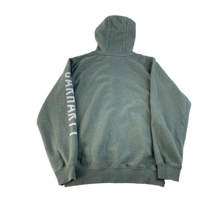 Mens Carhartt Gray Loose Fit Hoodie Size Small