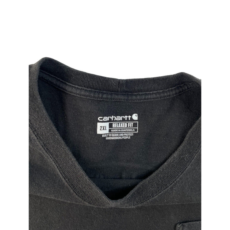 Mens Carhartt Relaxed Fit Texas Graphic T-Shirt Black Size 2XL