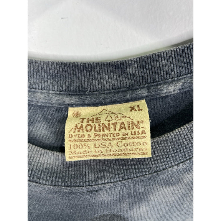 Mens Vintage The Mountain Wolf Pack Gray T-shirt Sz XL