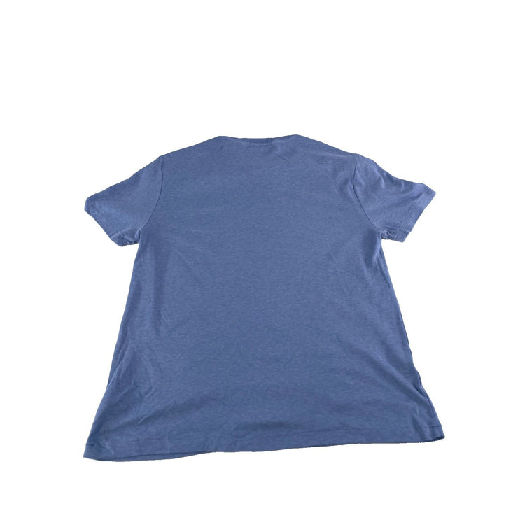 Mens Polo Ralph Lauren Heathered Baby Blue Classic T-Shirt Mini Logo Size Xl